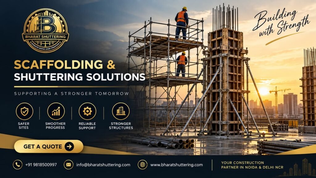Scaffolding & Shuttering Solutions for construction projects in Noida