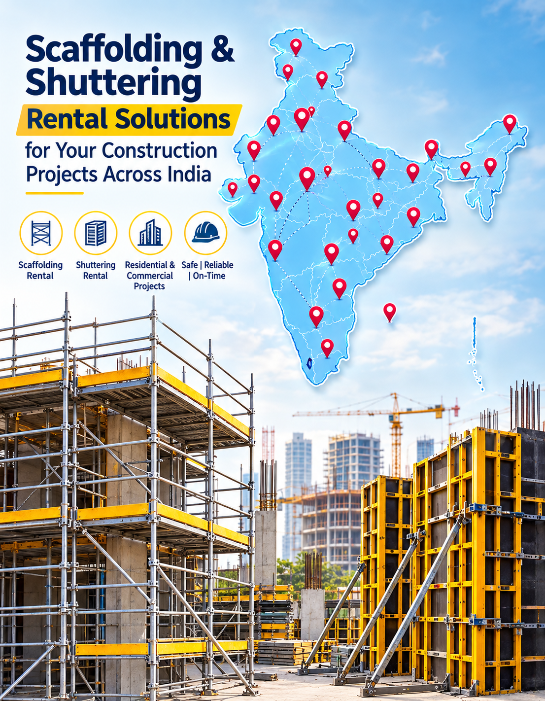 Shuttering Rental Solutions Noida